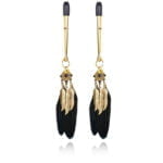 Pinza Pezón Con Plumas