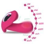 vibrador silicona rosa